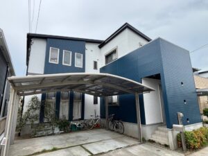 弥富市平島町：外壁塗装工事：超低汚染リファイン1000無機-IR