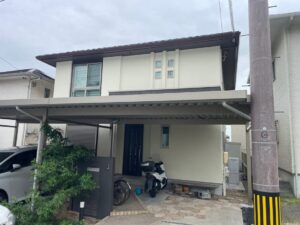 桑名市陽だまりの丘：外壁塗装工事：超低汚染プラチナリファイン2000MF-IR
