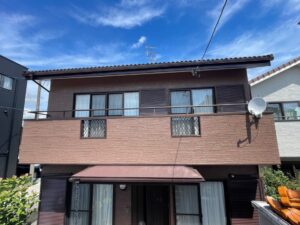 弥富市平島町Ｆ様邸：外壁塗装工事：超低汚染プラチナリファイン2000MF-IR
