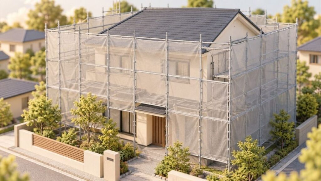 外壁塗装の完了検査は、足場解体前と引き渡し時の役割を確認する